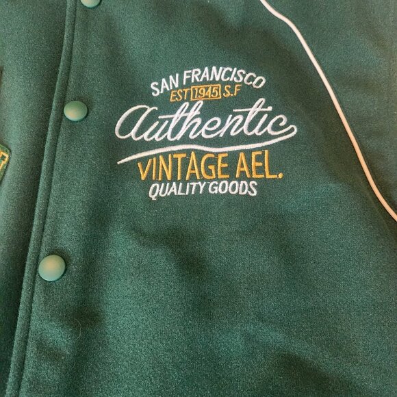 Elfric Eden Varsity Jacket Baseball Vintage Design Hip Hop Mens Small‎ NEW NWOT - Picture 6 of 16